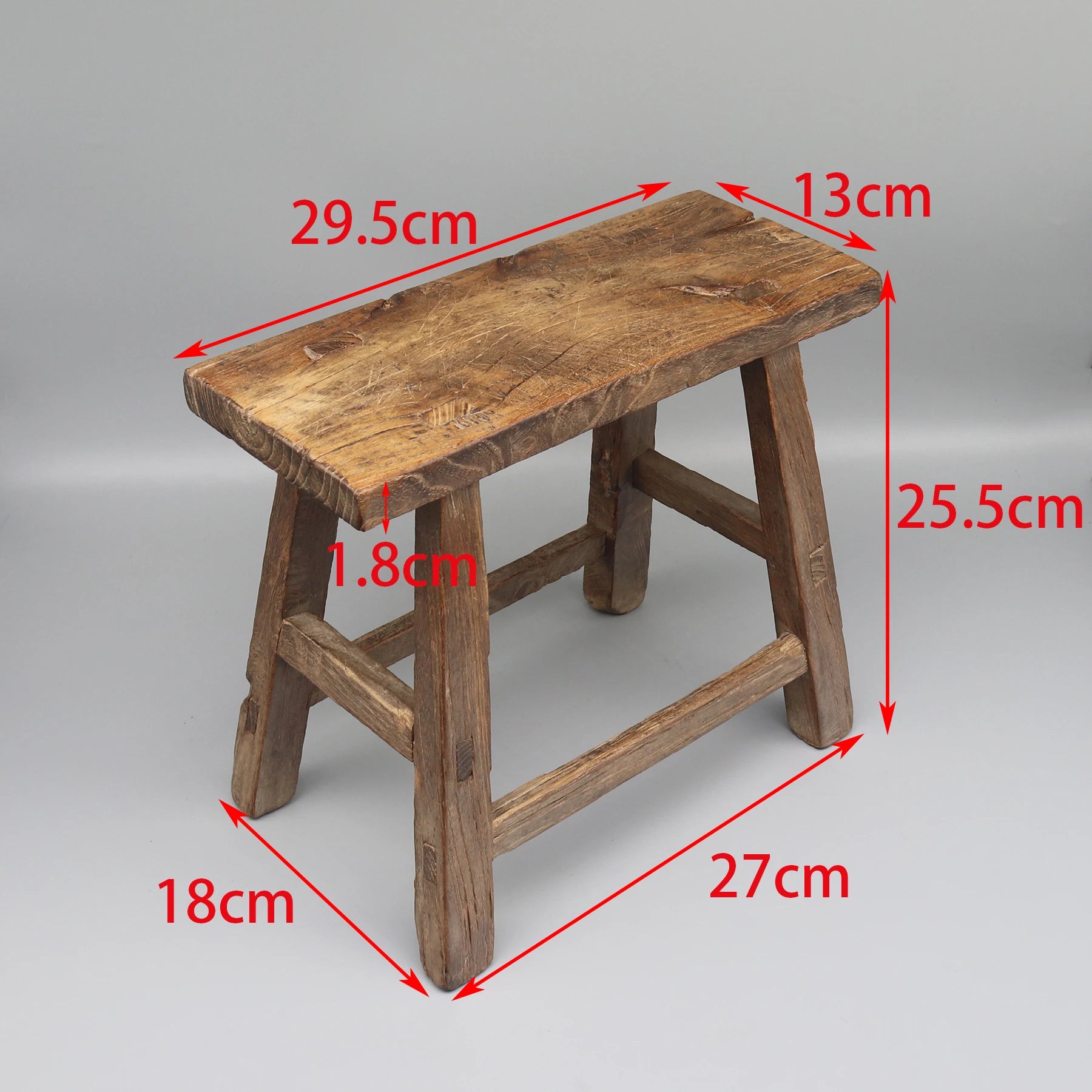 Rustic Wooden Stool for Home Decor – view 2, modern home furniture